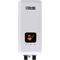 Instant Electric Hot Water Tankless Heater Shower System with Shower Head  240V 6.0 KW, Water Heaters - Amazon Canada