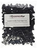 DiabeticFriendly® Sugar Free Chewy Black Licorice Scottie Dogs (bulk/LB) Zero Fat, about 10 calories each