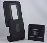 Beast Mobile HTC EVO 3D Extended Battery and Door - Black, 3500 mAh
