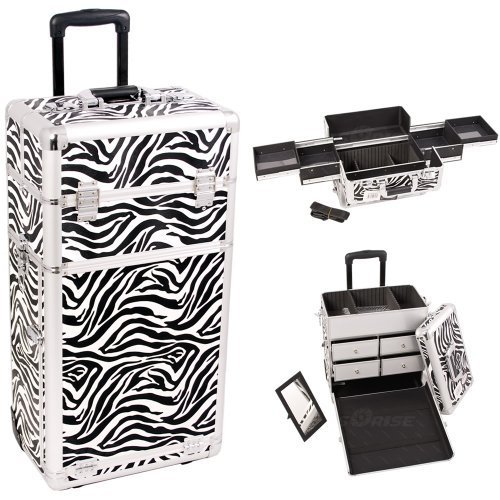 Buy 29 inch 2 in 1 Zebra Printing Texture Professional Rolling Wheeled