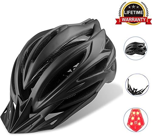 Cycling Bike Helmet Specialized Bicycle Helmets With Detachable Visor Adjustable Thrasher And 24 Vents Airflow For Adult &amp; Mens &amp; Womens Head Safety Protection