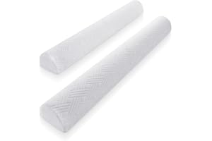 Ceekliybear Foam Bed Bumpers for Toddlers(2 Pack), Non-Slip Kids Foam Safety Rail Guard with Hypoallergenic Washable Cover, Bed Side Rail for Twin, Queen, King