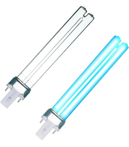 DA Brand UV Bulbs 2-Pack 9W UV Bulbs For SUNSUN Canister Filter, Coralife Turbo Twist 3x, ESU Sterilizers UV Sterilizer Bulbs - Foto 3