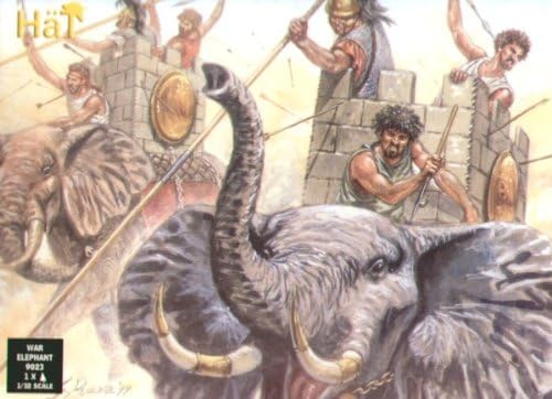 Amazon.com: Hannibal's Carthaginian War Elephant (1 w/Howdah & 3 ...