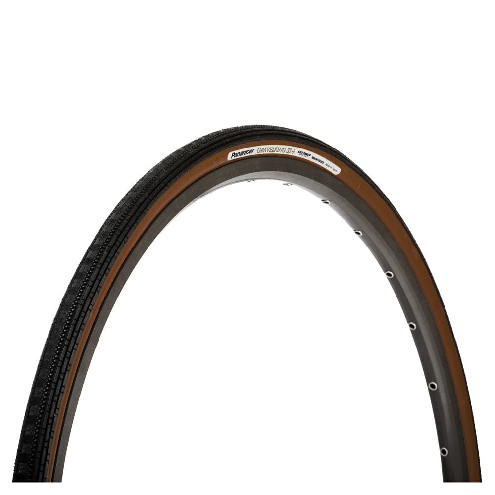 Panaracer GravelKing SK TLC Folding Tyre : Black/Brown, 27.5 x 1.90