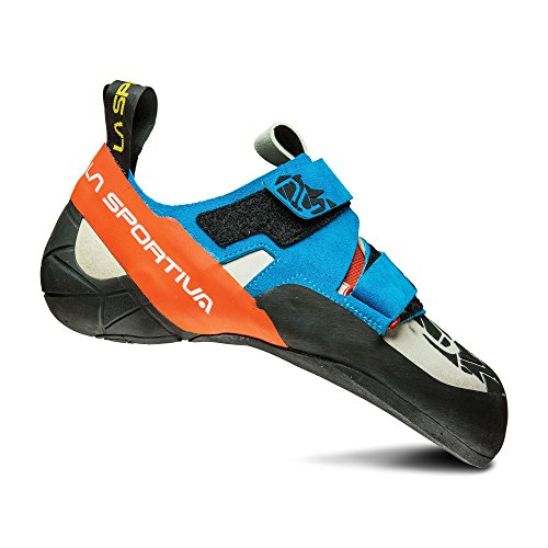 La Sportiva Otaki Climbing Shoe - Men's Blue / Flame 41.5