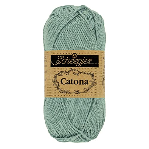 Scheepjes - Scheepjes Catona 528 Silver Blue Garen - 1x25g
