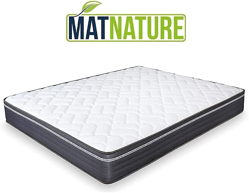 | MatFoam | Colchón Viscosoft Reversible | Firme e Indeformable | Altura 21 cm | Muy Transpirable Antibacterial | Óptima Termoregulación | Tejido Antideslizante (105 x 200 cm)