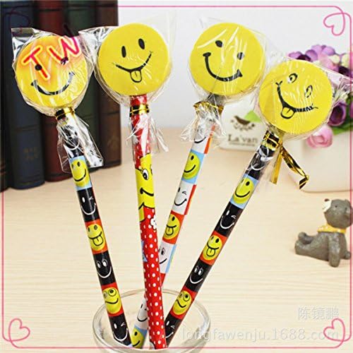 Emoji Pencil Eraser,Perfect Classroom Prize Giveaway or Party Favor! Pack 30