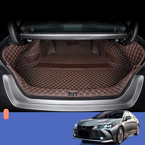 QPQCDO Leather Car Trunk Mat Cargo Liner,for Toyota Avalon 2019 2020 Rug Carpet Interior Accessories Sticker