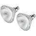 Simba Lighting 70PAR38/FL Halogen PAR38 Light Bulb 70W 30deg Spotlight Dimmable (2-Pack) for Indoor Recessed Can and Outdoor PAR 38 Security Light, 120V E26 Base, 100W Replacement, 2700K Warm White