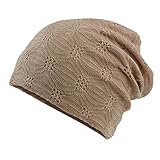 BW Women Cotton Head Cap Chemo Beanie Cancer Hat Khaki