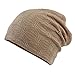 BW Women Cotton Head Cap Chemo Beanie Cancer Hat Khaki