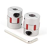 Zeberoxyz 2PCS 8mm to 10mm Aluminium Plum Flexible