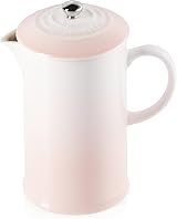 Le Creuset Stoneware Cafetière French Press 1 L Shell Pink 60706087770003