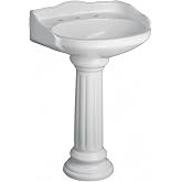 Barclay, B/3-658WH, Vicki Basin, 8"cc, White