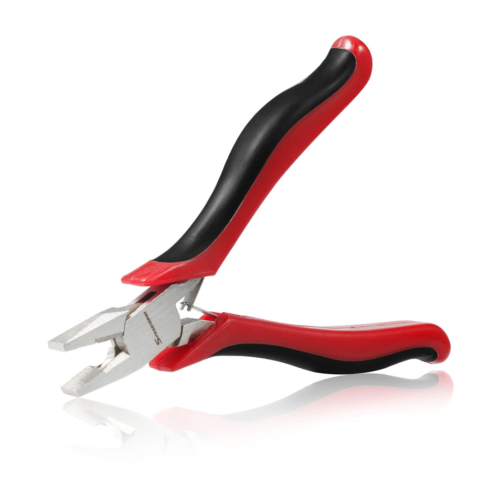 SPEEDWOX Mini Lineman Pliers, 4.5 Inches Combination Pliers With Box Joint Construction, Spring-Loaded for Jewelry Making, Arts, Hobby, Craft, Mechanical Work, Small Electronics
