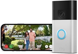Ring Akku-Videotürklingel (Battery Video Doorbell) (2024) | WLAN-Videotürklingel-Sicherheitskamera, Selbstinstallation (in 5 Minuten) | mit eingebautem Akku I Privatsphäre-Einstellungen