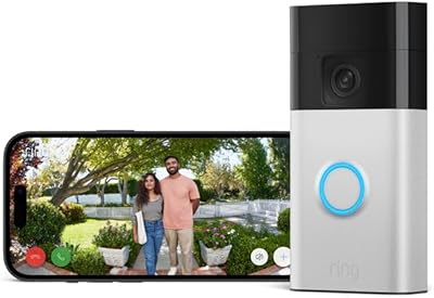 Ring Akku-Videotürklingel (Battery Video Doorbell) (2024) | WLAN-Videotürklingel-Sicherheitskamera, Selbstinstallation (in 5 Minuten) | mit eingebautem Akku I Privatsphäre-Einstellungen