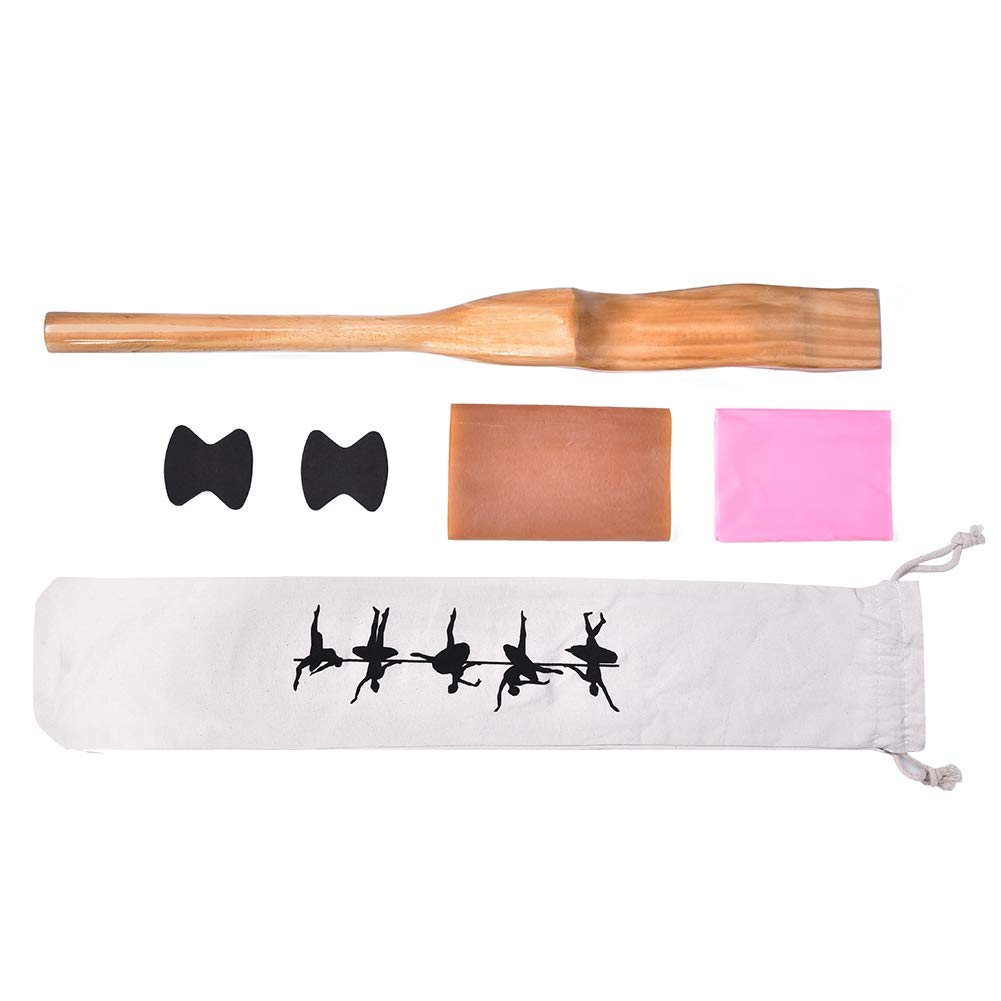 Keenso Ballet Foot Arch Stretcher for dancers, Ballet Instep Shaper Wooden Instep Stretcher with Elastic Band Effectively Shape the Arch of The Foot foot stretcher ballet