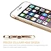iPhone 6 Plus Case, VANSIN 3 in 1 Ultra Thin and Slim Hard Case Coated Non Slip Matte Surface with Electroplate Frame for Apple iPhone 6 Plus and iPhone 6s Plus (5.5'') - Gold