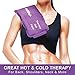 Hot and Cold Therapy Reusable Gel Pack Ideal for Women and Children for Injuries and Pain Relief with Adjustable Elastic Strap (LARGE)