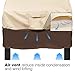 Vailge Patio Chair Covers, Lounge Deep Seat Cover, Heavy Duty and Waterproof Outdoor Lawn Patio Furniture Covers (4 Pack - Large, Beige & Brown)