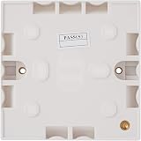 Merriway BH02625 Moulded Surface Pattress Box 1 Gang Single Light Switch 16mm view 2