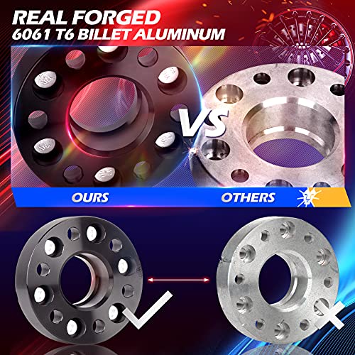 dynofit Wheel Spacers for Je/ep JK XK WJ WK, (Set of 4) 5x5 to 5x5(5x127) 71.5mm 1/220 1.5