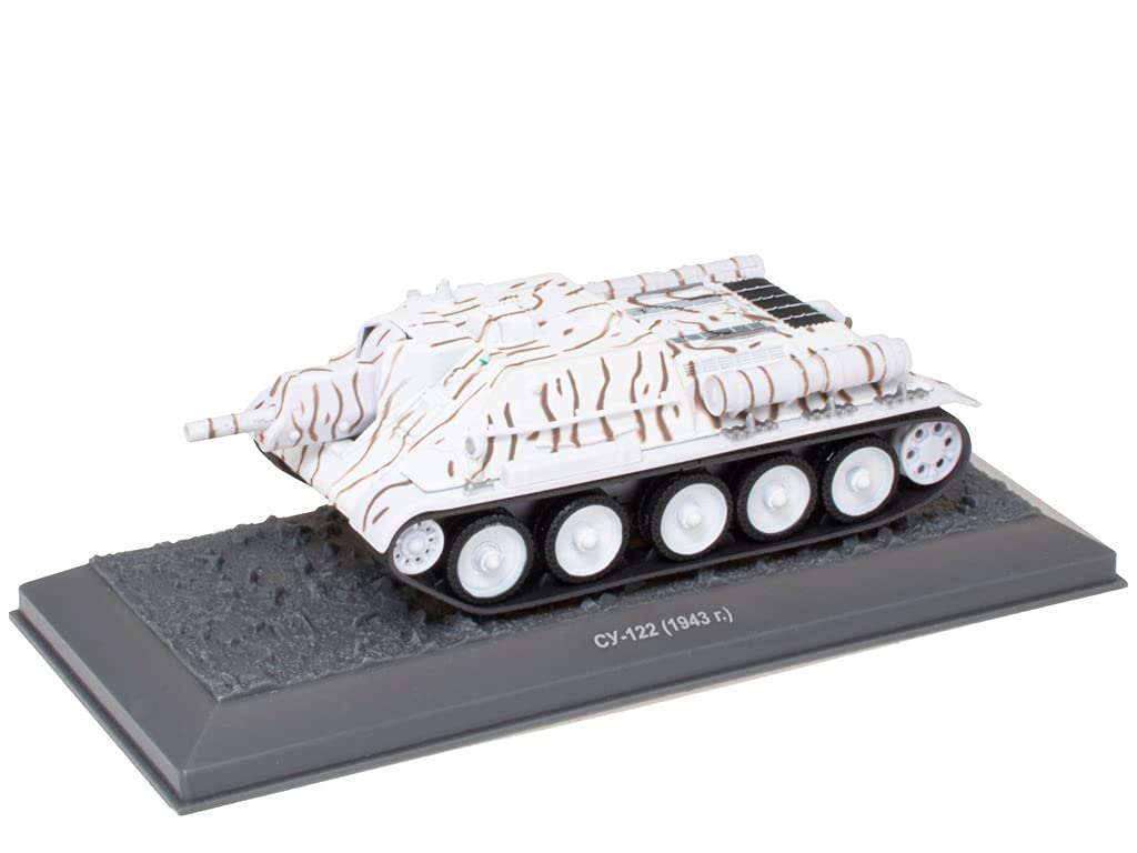 OPO 10 - SU-122 1943 Russian military tank vehicle USSR 1:43 (TA13)