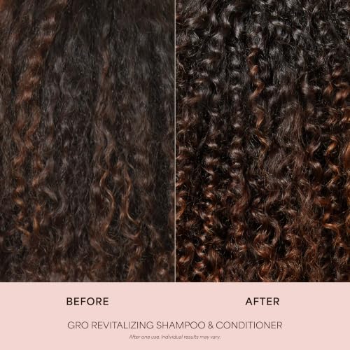 VEGAMOUR GRO Revitalizing Conditioner, Karmatin™ Peptide & Marula Oil | Strengthens Strands, Reduces Breakage, Lightweight, Vegan & Cruelty-Free