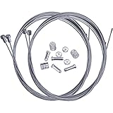 Hotop Road Bike Brake Cable Bicycle Gear Cable Wire and Caps Set