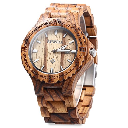 bewell wooden wrist watch
