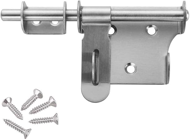 Amazon Com Sliding Barrel Bolt Gate Latch Lock Hlomve 6 Inch