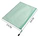 SUBANG 12 Packs New Design Zipper File Bags in A4 Sizes, File Holders with Grid Travel Pouch,6 Assorted Colors