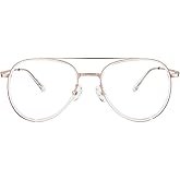 Zeelool Readers Chic TR90 Aviator Reading Glasses for Women with Standard Anti-Reflective Coating Ellis TX531583-03