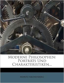 Moderne Philosophen Amazon Co Uk Kronenberg Moritz Books