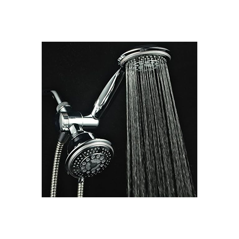 Hydroluxe 1433 Handheld Showerhead & Rain Shower Combo. High Pressure