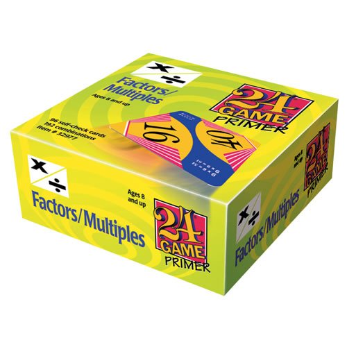 24 Game: Factors/Multiples (Ages 8+)