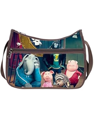 JIUDUIDODO Oxford Fabric Custom Movie Sing Cross Body Hobo Handbags Casual Bags (Twin Sides)