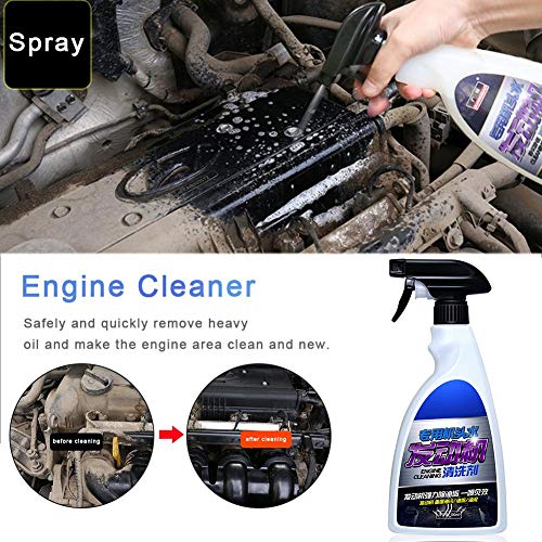 VOVI Heavy Duty Multipurpose Degreaser Cleaner 500ml - for Cars, Engines, Lawnmowers, Bikes, Chains - Rapidly Dissolves Grease, Oil, Grime & Traffic Film