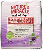 Nature's Miracle Scent Release Training Pads, Tropical Bloom Scent, 50 Count (NM-5373)