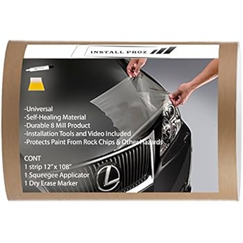 Install Proz Self Healing Universal Clear Paint Protection Bra Hood and Fender Kit (12