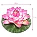 Emmix Artificial Water Lilies Foam Floating Lotus Flower for Pool Decoration and Pond Decoration 7