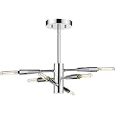 Z-Lite 6 Light Semi Flush Mount 737SF6-CH