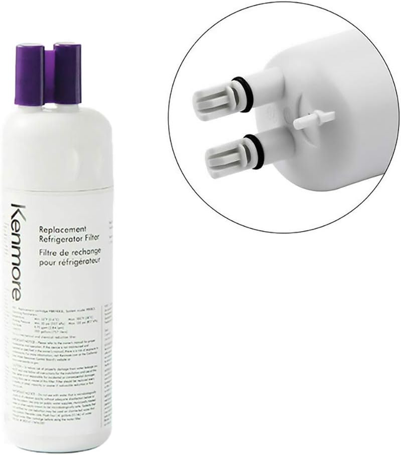 Kenmore Refrigerator Replacement 1, ,9930,9081 Water Filter, White, (2 PACKS): Kitchen & Dining