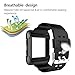 Sunjoyco Replacement Bands for Fitbit Ionic, Shockproof TPU Rugged Protective Frame Case Accessory Sport Bands for Fitbit Ionic Watch (Large)