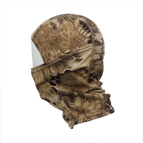 Susenstone 1PC Army Cycling Motorcycle Cap Hats Full Face Mask (Khaki) - Thumbnail 4