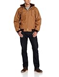 Berne Men's Original Hooded Jacket, Brown, Large/Regular