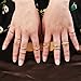 UNKE 12pcs/Set Women Retro Arrow Gold Plated Nail Ring Above Knuckle Rings Set